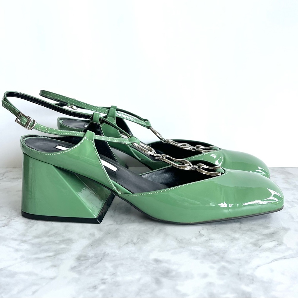 Yuul Yie Green Patent Statement Heels